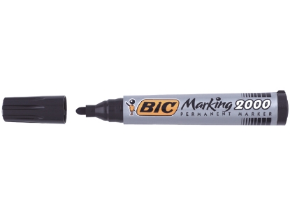 Afbeeldingen van Bic viltstift 2000, 1.7 mm, 8209153, rond, zwart