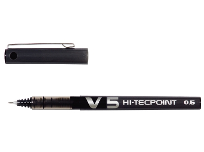 Afbeeldingen van Pilot rollerpen bx-v5, 0.3 mm, 2227001, hi-tecpoint, grip, zwart