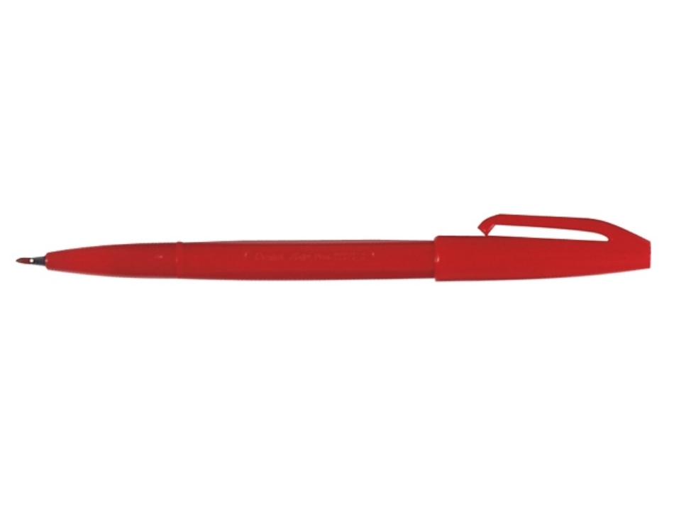 Afbeeldingen van Pentel Fijnschrijver S520 0,4mm rood