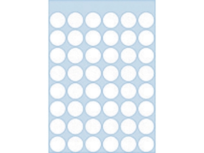 Afbeeldingen van Herma etiket rond, 12 mm, verpakking 240 stuks, 1860, wit