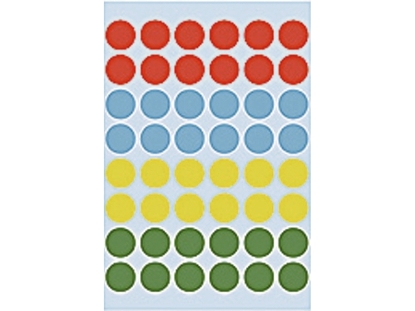 Afbeeldingen van Herma etiket rond, 12 mm, verpakking 240stuks, 1851, assortiment