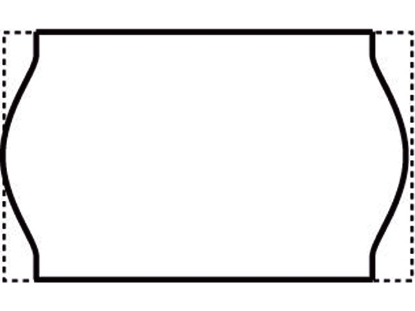 Afbeeldingen van Open-Data prijsetiket, 26 x 16 mm, q261602w0, t.b.v. s14, afneembaar, wit