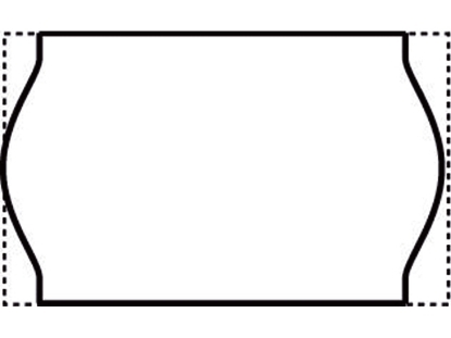 Afbeeldingen van Open-Data prijsetiket s14, 2616210, permanent, wit