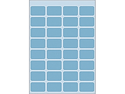 Afbeeldingen van Herma etiket, 12 x 19 mm, verpakking 160 stuks, 3643, blauw