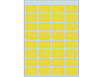 Afbeeldingen van Herma etiket, 12 x 19 mm, verpakking 160 stuks, 3641, geel