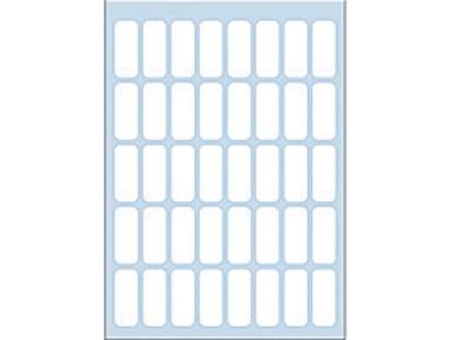 Afbeeldingen van Herma etiket, 8 x 20 mm, verpakking 280 stuks, 3721, wit