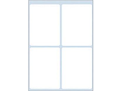 Afbeeldingen van Herma etiket, 40 x 55 mm, verpakking 28 stuks, 3755, wit