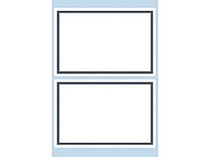 Afbeeldingen van Herma etiket schrift, verpakking 12 stuks, 53 x 80 mm, 5715, kader grijs