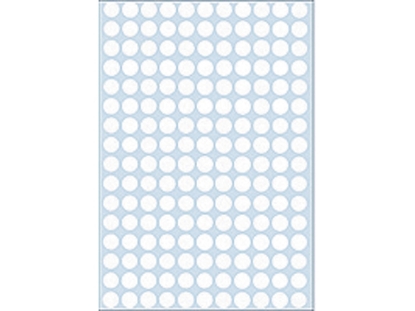 Afbeeldingen van Herma etiket rond, 8 mm, verpakking 5632 stuks, 2210, wit