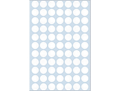 Afbeeldingen van Herma etiket rond, 13 mm, verpakking 2464 stuks, 2230, wit