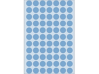 Afbeeldingen van Herma etiket rond, 13 mm, verpakking 2464 stuks, 2233, blauw