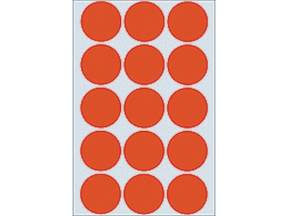 Afbeeldingen van Herma etiket rond, 32 mm, verpakking 480 stuks, 2272, rood