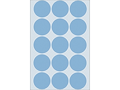 Afbeeldingen van Herma etiket rond, 32 mm, verpakking 480 stuks, 2273, blauw