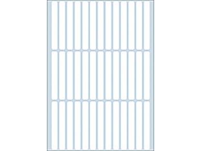 Afbeeldingen van Herma etiket, 6 x 50 mm, verpakking 1248 stuks, 2530, wit