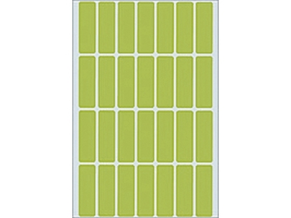 Afbeeldingen van Herma etiket, 13 x 40 mm, verpakking 896 stuks, 2365, groen