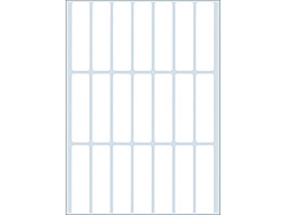 Afbeeldingen van Herma etiket, 13 x 50 mm, verpakking 672 stuks, 2370, wit
