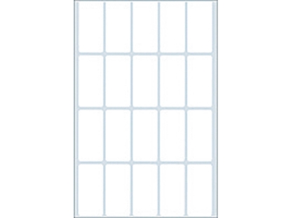 Afbeeldingen van Herma etiket, 19 x 40 mm, verpakking 640 stuks, 2400, wit