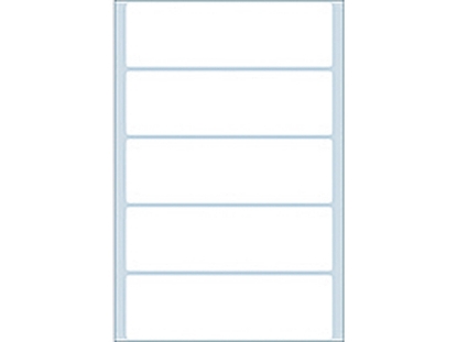 Afbeeldingen van Herma etiket, 31 x 100 mm, verpakking 160 stuks, 2550, wit