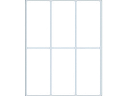 Afbeeldingen van Herma etiket, 34 x 67 mm, verpakking 192 stuks, 2480, wit