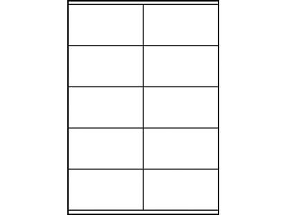 Afbeeldingen van Zweckform etiket, 105 x 57 mm, verpakking 1000 stuks, 3425, wit