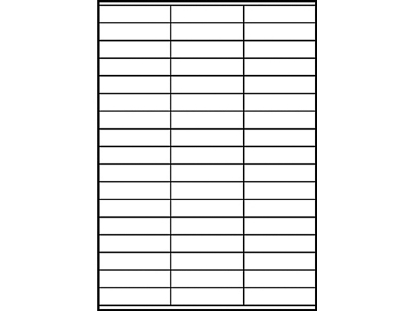Afbeeldingen van Zweckform etiket, 70 x 16.9 mm, verpakking 5100 stuks, 3420