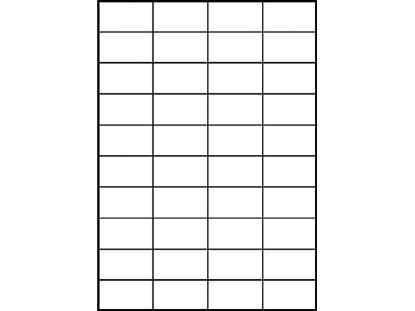 Afbeeldingen van Zweckform etiket, 52.5 x 29.7 mm, verpakking 4000 stuks, 3651