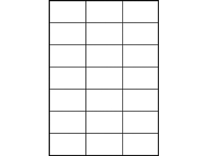 Afbeeldingen van Zweckform etiket, 70 x 42.3 mm, verpakking 2100 stuks, 3652
