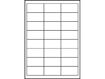Afbeeldingen van Zweckform etiket, 64.6 x 33.8 mm, verpakking 2400 stuks, 3658