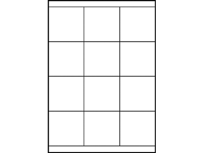 Afbeeldingen van Zweckform etiket, 70 x 67.7 mm, verpakking 1200 stuks, 3661