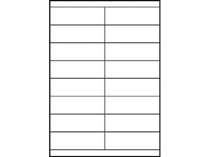 Afbeeldingen van Zweckform etiket, 105 x 33.8 mm, verpakking 1600 stuks, 3665
