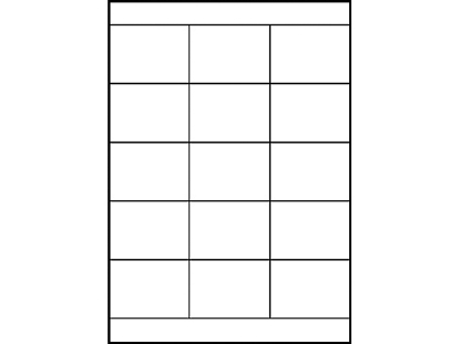 Afbeeldingen van Zweckform etiket, 70 x 50.8 mm, verpakking 1500 stuks, 3669, wit