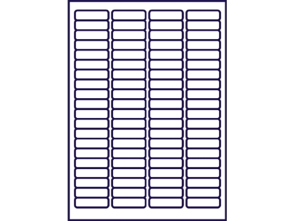 Afbeeldingen van Avery etiket, 35.6 x 16.9 mm, verpakking 2000 stuks, l4732rev-25