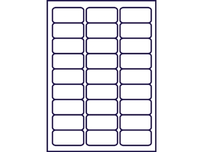 Afbeeldingen van Avery etiket, 63.5 x 29.6 mm, verpakking 675 stuks, l4737rev-25