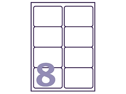 Afbeeldingen van Avery etiket, 99.1 x 67.7 mm, verpakking 200 stuks, j8165-25