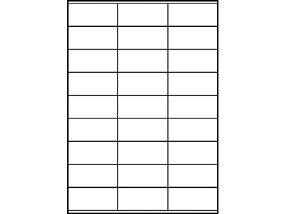 Afbeeldingen van Zweckform etiket, 70 x 32 mm, verpakking 2700 stuks, 3479, wit