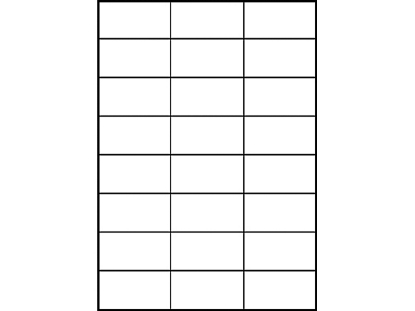 Afbeeldingen van Zweckform etiket, 70 x 37 mm, verpakking 2400 stuks, 3474, wit