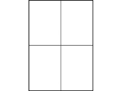 Afbeeldingen van Zweckform etiket, 105 x 148 mm, verpakking 400 stuks, 3483, wit