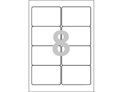 Afbeeldingen van Avery etiket, 96 x 63.5 mm, verpakking 200 stuks, l4745rev-25