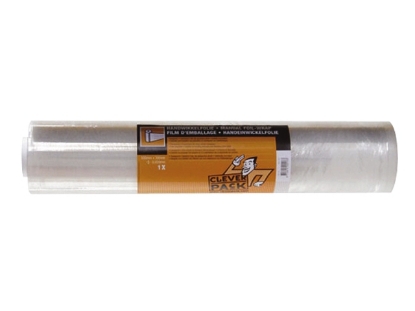 Afbeeldingen van Cleverpack wikkelfolie, 500 mm x 300 meter,  20 mu, 143, transparant