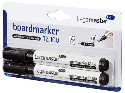 Afbeeldingen van Legamaster whiteboard viltstift, 2 mm, tz100, rond, 7-110501-2, zwart