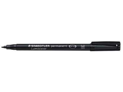 Afbeeldingen van Staedtler viltstift ohp lumocolor, medium, 317-9, zwart