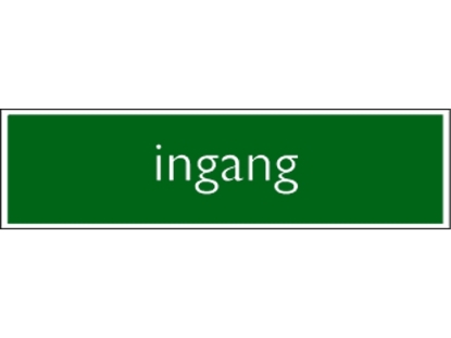Afbeeldingen van Posta infobord pictogram, 165 x 44 mm, ingang, 39070