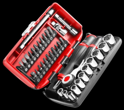 Afbeeldingen van Facom doppenset 1/4"        39-delig