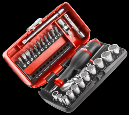 Afbeeldingen van Facom doppenset 5.5 - 14mm 38-delig