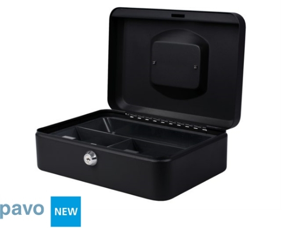 Afbeeldingen van Beaumont Geldkisten Safety-serie 43 PAVO 250x180x90 zwart