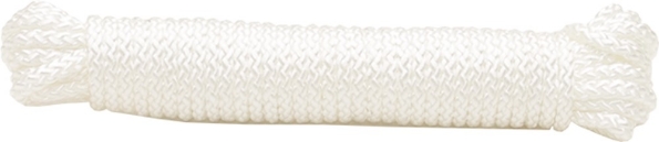Afbeeldingen van Kelfort Gevlochten koord wit 8mm 10m.