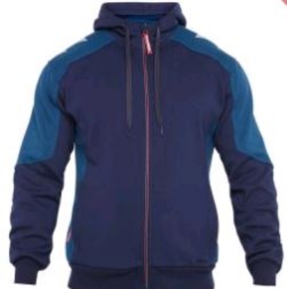 Afbeeldingen van Engel hooded vest galaxy blue/ink XS