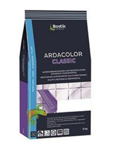 Afbeeldingen van Bostik Voegmiddel Ardacolor Classic antraciet 5Kg