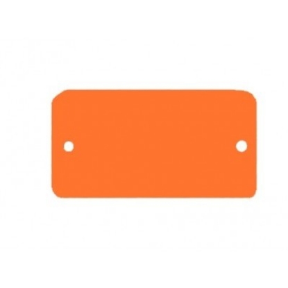 Afbeeldingen van Labels 2-gaats 108x118 oranje