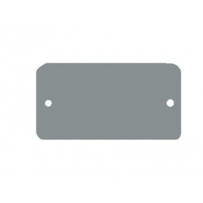 Afbeeldingen van Labels 2-gaats 108x118 grijs